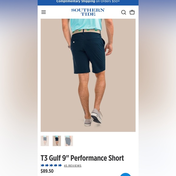Southern Tide men's shorts - Picture 2 of 8